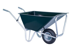 Stalkruiwagen basic LP160 160 L groen kruiwagen