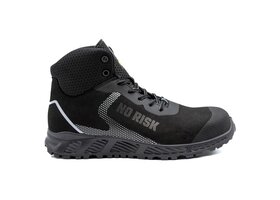 No Risk Black Tiger S3 Hoog Zwart Werkschoen