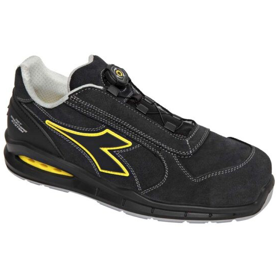 Diadora Run Airbox Quick 176219 BOA S3 Laag Zwart Werkschoen