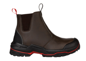 Redbrick Pulse Ankle Boot 32335 S3S Hoog Bruin Instap Werkschoen