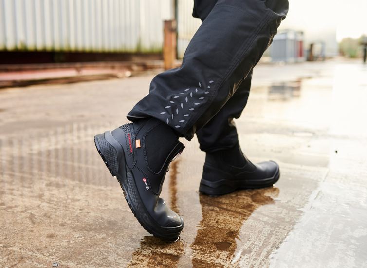 Sixton Forte 43497-00 S3 Hoog Zwart Werkschoen