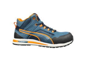Puma Crosstwist 633140 S3 Hoog Blauw Werkschoen