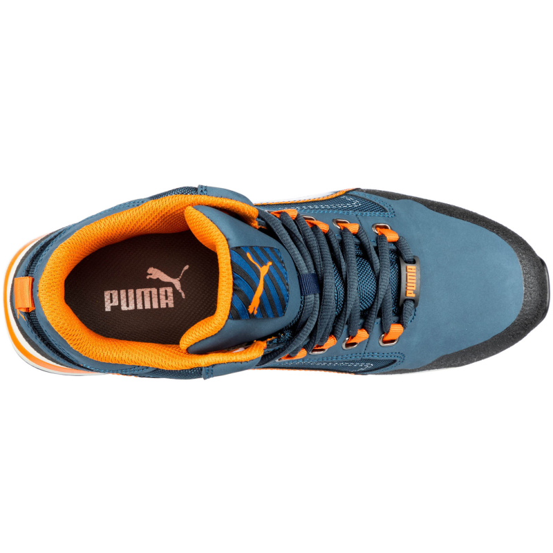 Puma Crosstwist 633140 S3 Hoog Blauw Werkschoen