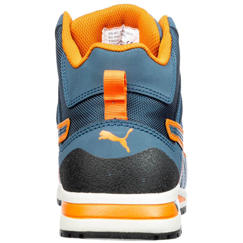 Puma Crosstwist 633140 S3 Hoog Blauw Werkschoen