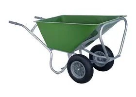 Stalkruiwagen HP1602 pro 160 L groen met 2 wielen