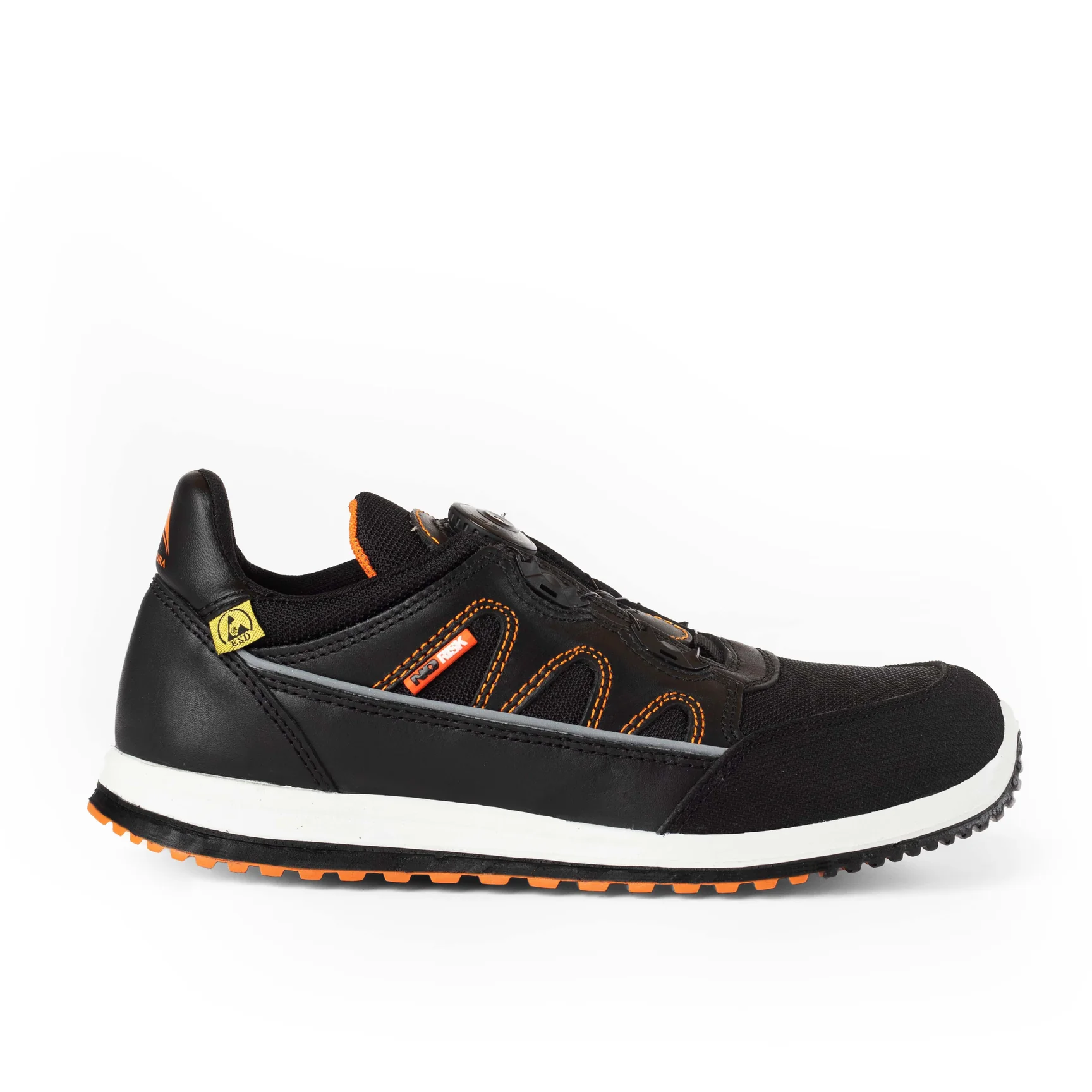 No Risk Sprinter S3 ESD Laag Zwart Sneaker Werkschoen
