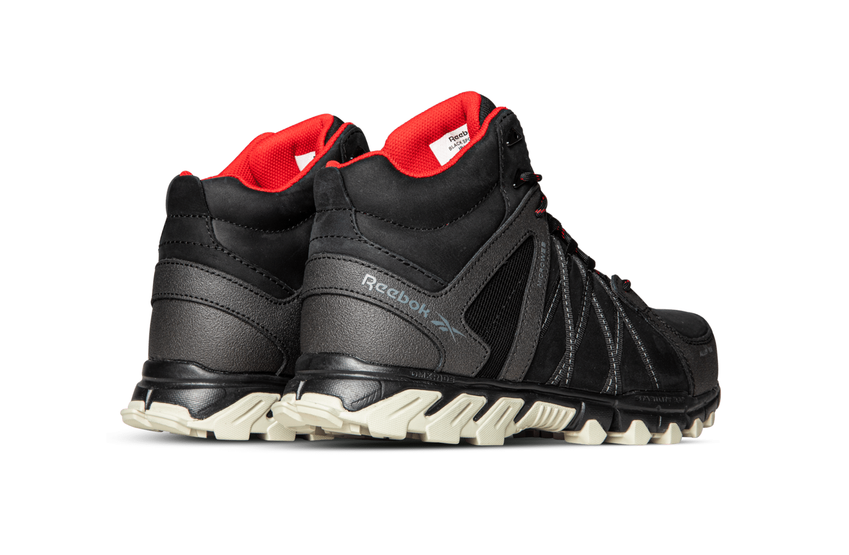 Reebok 1052 S3 Hoog  Zwart/Rood Werkschoen