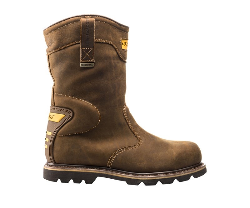 Buckbootz  Boots 701SMWP SB Hoog Bruin Werklaars