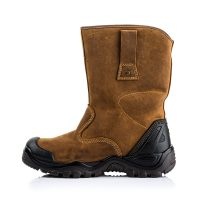 Buckbootz  BSH010 S3 Hoog Bruin Werklaars