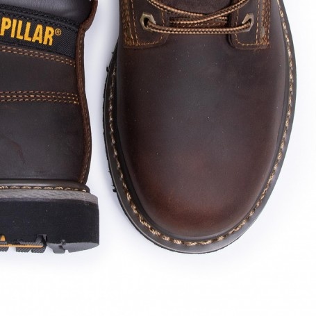 Caterpillar Powerplant S3 Hoog Bruin Werkschoen