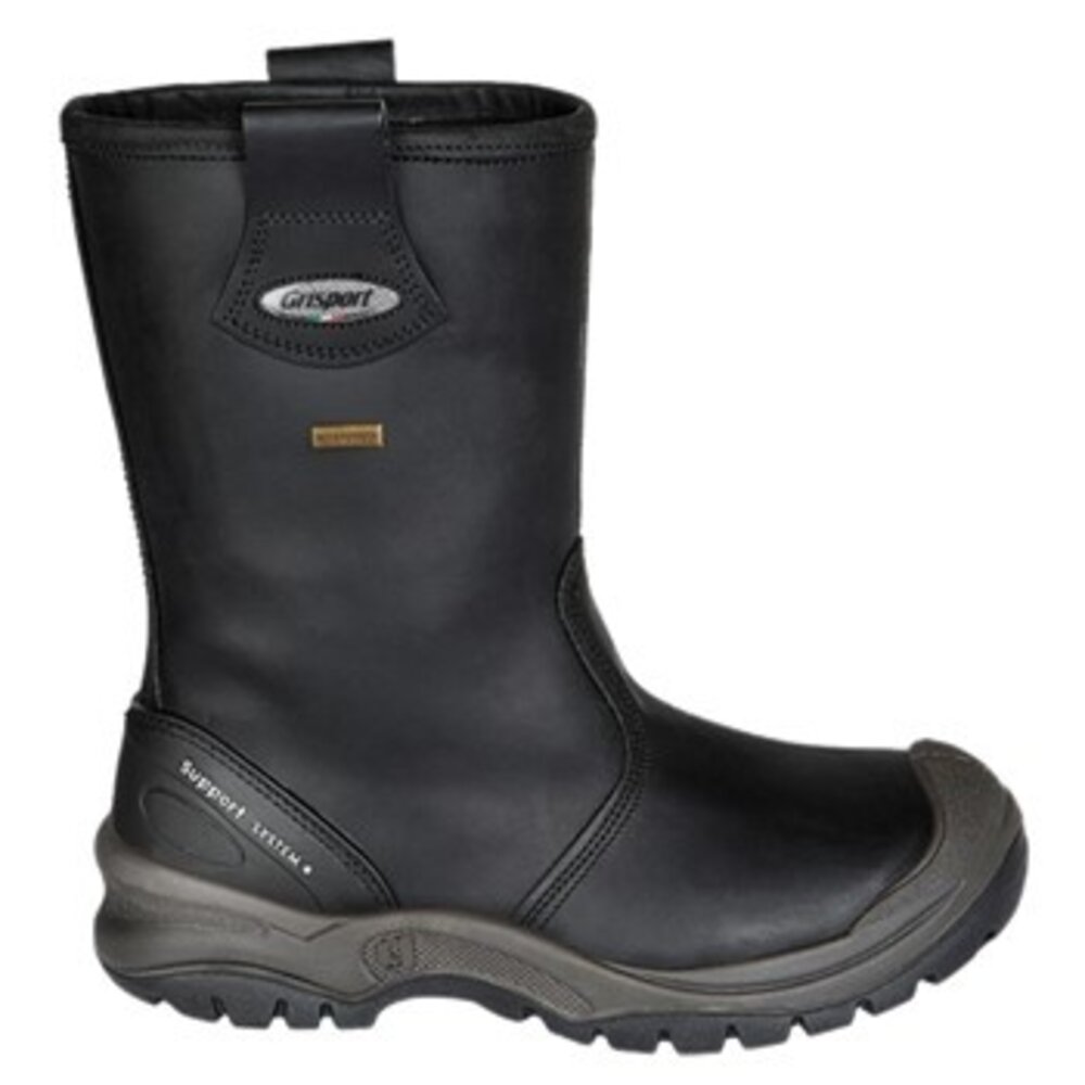 Lendeo Polar Black S3 CI SRC gevoerde veiligheidsschoenen, werklaarzen, Zwart, 43.5 EU