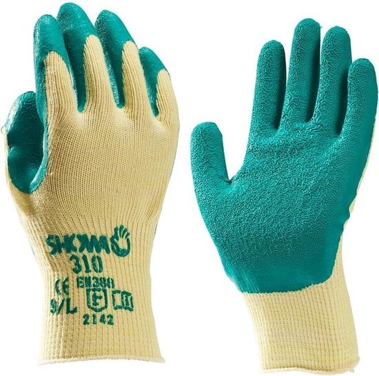 Guanti Da Lavoro SHOWA 310 - Lattice, Grigio/Nero, Taglia 7/S - Foto 4