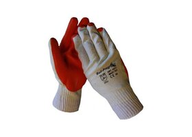 Bull Flex latex Progrip 10311 oranje werkhandschoen