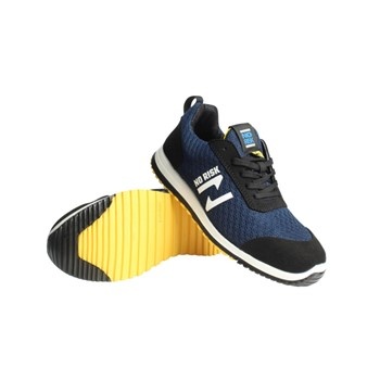 No Risk Gamer S1P ESD  Laag Zwart/Blauw Werkschoen