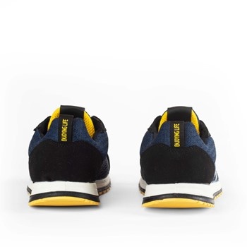 No Risk Gamer S1P ESD  Laag Zwart/Blauw Werkschoen