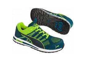 Puma Safety Elevate Knit  643170 S1P ESD  Laag Groen Werkschoen