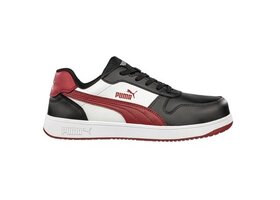 Puma Frontcourt  640200 S3 Laag Zwart/Wit Werkschoen
