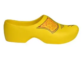 Soft clog geel klomp