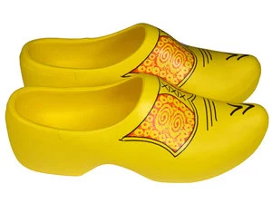 Soft clog geel klomp