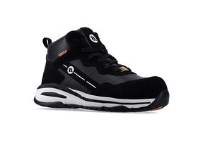 Bata Whawowa Jane S3S Hoog Zwart Werkschoen