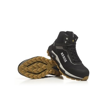 No Risk Athletic Black 1019.00 S3 ESD  Hoog Zwart Werkschoen