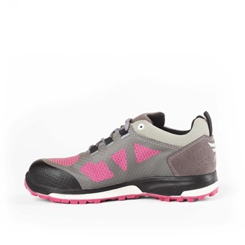 Lavoro Leia S3  ESD Laag Grijs/Roze Werkschoen