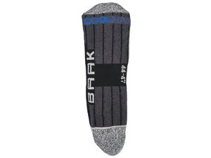 Baak  Coolmax zwart/grijs sokken