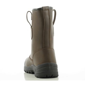 Safety Jogger Alaska S3 ESD  Hoog Bruin Bont Gevoerd Werklaars