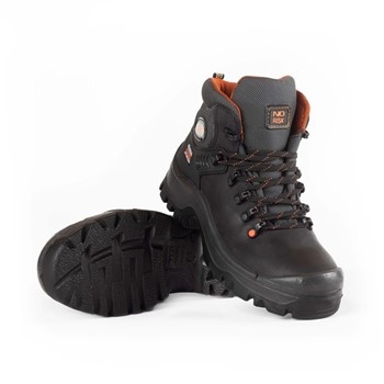 No Risk Hudson S3 Hoog Zwart Werkschoen