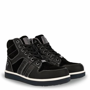Quick Olympic S3 Sneaker Hoog Zwart Werkschoen werkschoenwereld