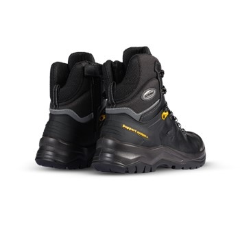 Grisport 905L Zipper S3 Hoog Zwart Met Rits Werkschoen