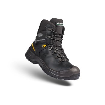 Grisport 905L Zipper S3 Hoog Zwart Met Rits Werkschoen