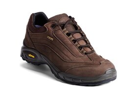 Grisport Travel Onbeveiligd Laag Bruin Wandelschoen