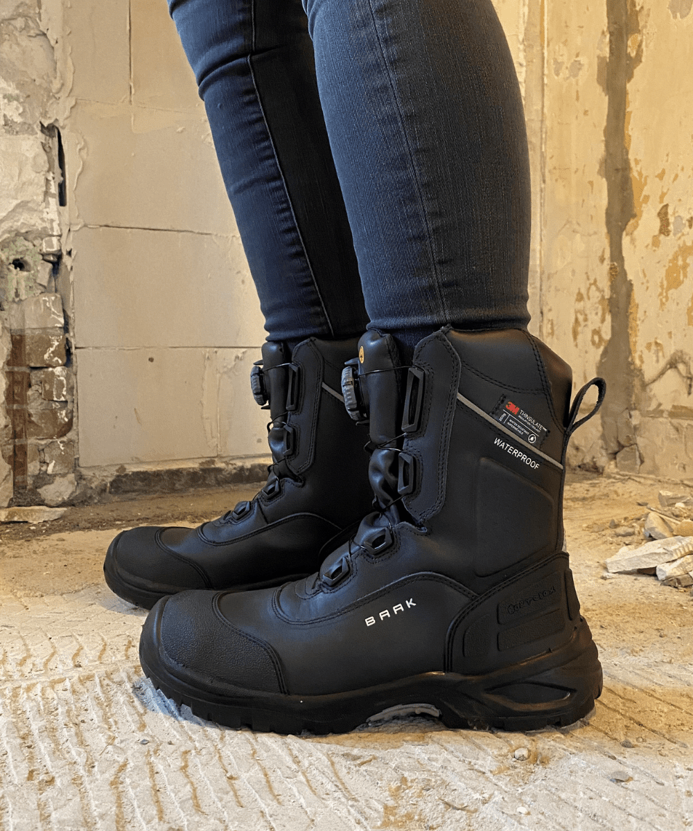 Baak Maverick S3 ESD SRC  Hoog Zwart Boa Werkschoen