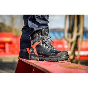 Bata Mammoet Winch S3 ESD  Hoog Zwart Werkschoen