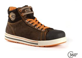 Cofra Conference S3 Hoog Bruin Sneaker Werkschoen