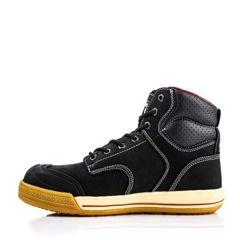 BuckBootz Largobay  Eazy S3 Hoog Zwart Werkschoen