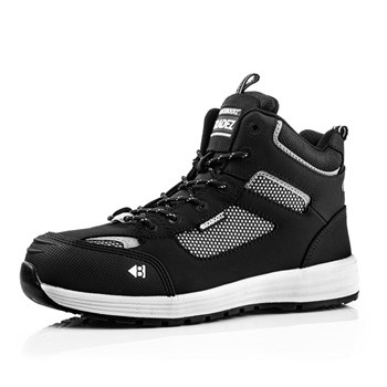 BuckBootz Largobay BAZ S1P ESD Hoog Zwart Werkschoen