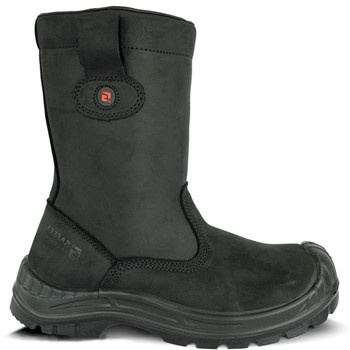 Safeet Verona  Gevoerd S3 Hoog Zwart Werklaars