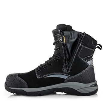 BuckBootz Tradez Blastz  S7S Hoog Zwart Werkschoen