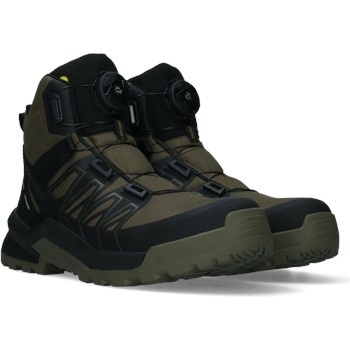 FootFellas Mike F121006 S7S Hoog Zwart Werkschoen