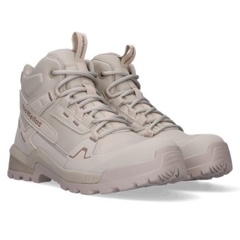 Footfellas Joanne F221002 S3S Hoog Beige Werkschoen