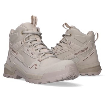 Footfellas Joanne F221002 S3S Hoog Beige Werkschoen