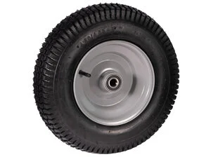 Kruiwagenwiel extra zwaar met luchtband en metalen velg (zonder as)