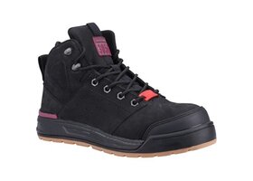 Hard Yakka Lace Zip 3056 S1P Y60333 Hoog Zwart Werkschoen