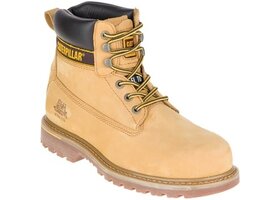 CAT Holton P708214 S3 Hoog Beige Werkschoen