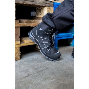 Grisport Safety Cross Bolt  33635 S3S Hoog Zwart Werkschoen