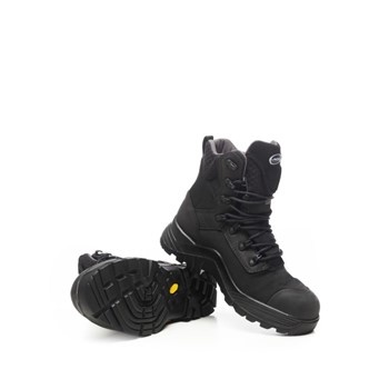 Lavoro S.a.s.  1675.10 Hoog Zwart Werkschoen