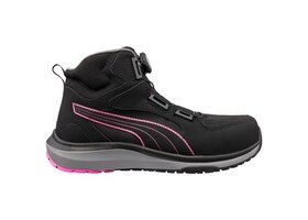 Puma Aspire Pink Disc  S3S 632950 Hoog Zwart Werkschoen