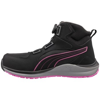 Puma Aspire Pink Disc S3S 632950 Hoog Zwart Werkschoen